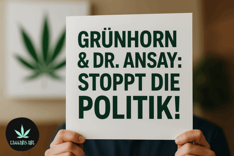 Grünhorn Cannabis petition gegen CDU